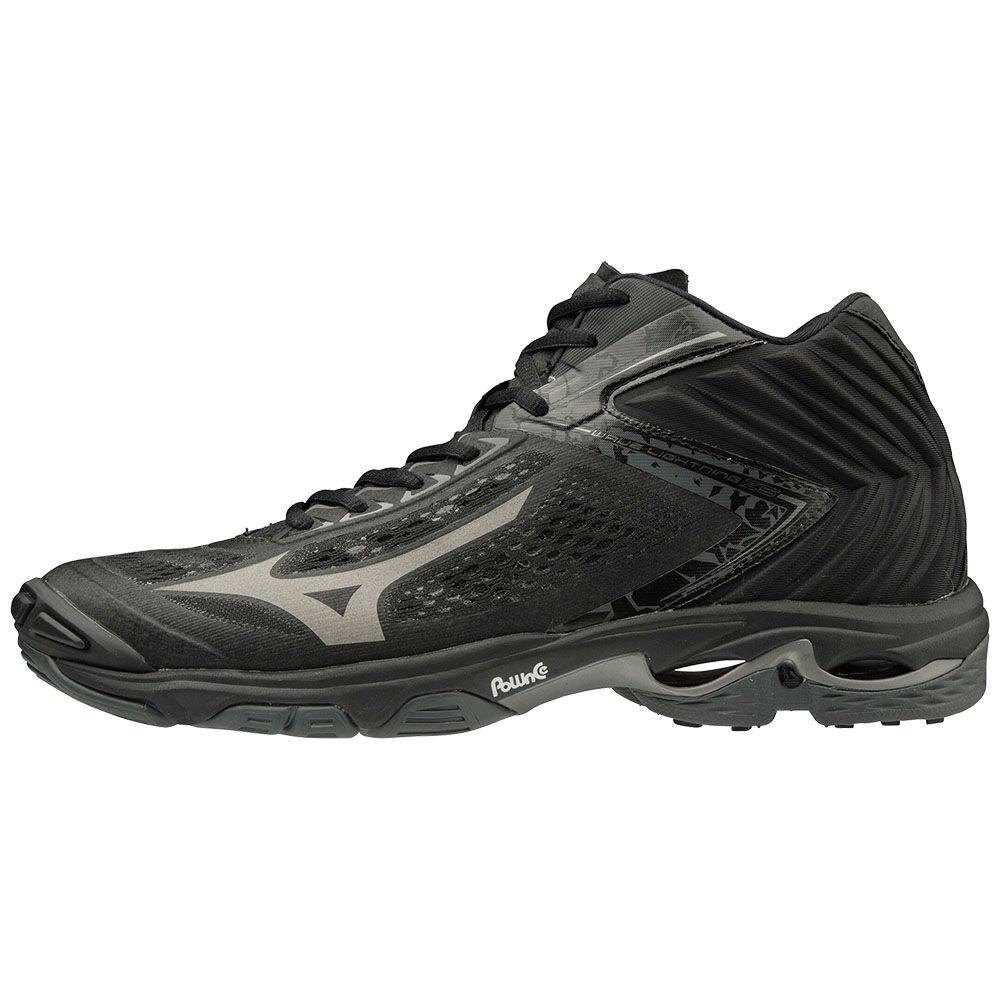 Mizuno Men's Volleyball Shoes WAVE LIGHTNING Z5 MID Black - QAGLRCI-87